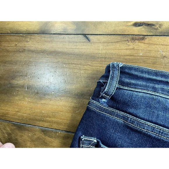 KANCAN Women’s Jeans Estilo Raw Hem Size 3/25 Blue 5-Pocket - Picture 9 of 12